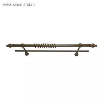 Карниз «Империя», ширина 240 см, d=3,3 см, цвет орех