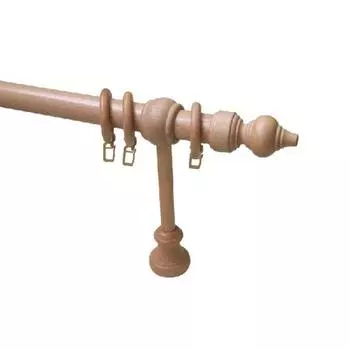 Карниз «Эконом» однорядный, цвет бук, 120 см