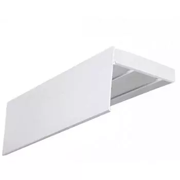 Карниз «Эконом плюс», 2-х рядный, 240 см, цвет планки белый