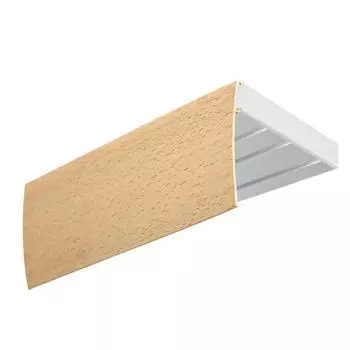 Карниз «Эконом плюс», 3-х рядный, 220 см, цвет планки бук