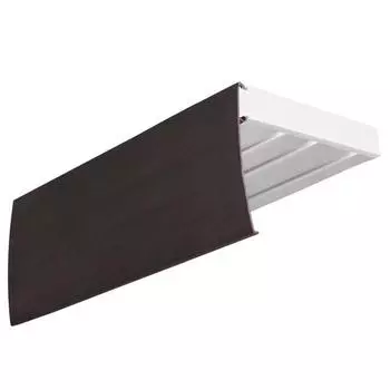 Карниз «Эконом плюс», 3-х рядный, 240 см, цвет планки венге