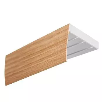 Карниз «Эконом плюс», 3-х рядный, 260 см, цвет планки дуб