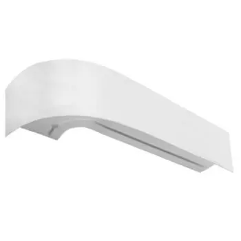 Карниз «Классика» в сборе, 2-х рядный, планка цвет белый 7 см, 280 см