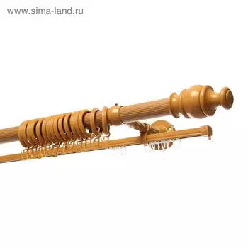 Карниз круглый «Настоящий карниз», ширина 200 см, d=2,8 см, цвет бук