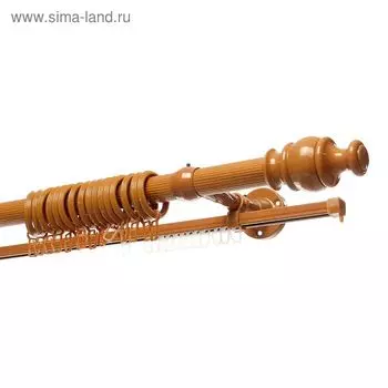 Карниз круглый «Настоящий карниз», ширина 400 см, d=2,8 см, цвет черешня