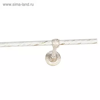 Карниз одинарный, ширина 200 см, цвет слоновая кость