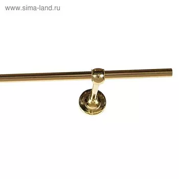 Карниз одинарный, ширина 300 см, цвет золото глянец