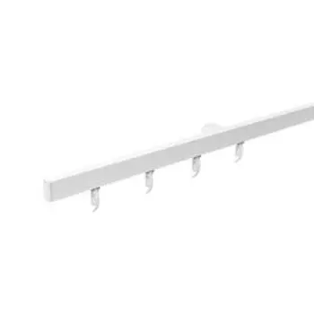 Карниз профильный алюминиевый Facile, 160 см, цвет белый