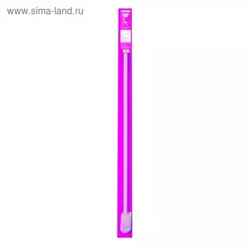 Карниз с кольцами, 115 - 220 см, цвет розовый