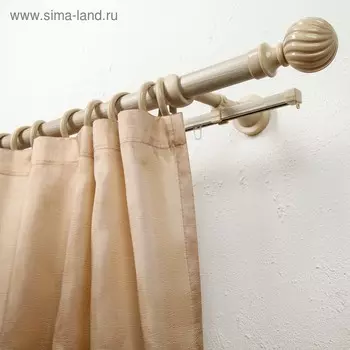 Карниз с U-шиной «ЭРА-28», 280 см, d28 мм, цвет дуб калифорнийский