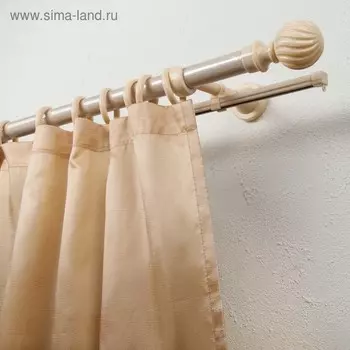 Карниз с U-шиной «ЭРА-28», 280 см, d28 мм, цвет сосна европейская