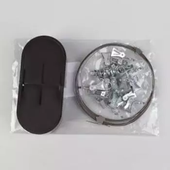 Карниз-струна 3.5 м, с металлическими зажимами, 20 шт., коричневый