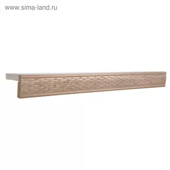 Карниз трёхрядный «№1-2», ширина 180 см, цвет светлый дуб