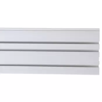 Карниз трёхрядный «Эконом», 300 см, цвет белый