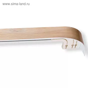 Карниз трёхрядный «Классик», ширина 220 см, цвет дуб дымчатый