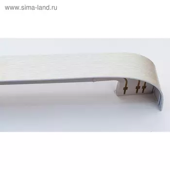 Карниз трёхрядный «Классик», ширина 350 см, цвет беленый дуб