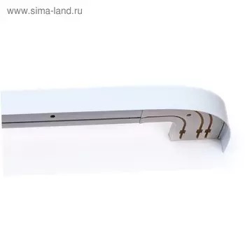 Карниз трёхрядный «Классик», ширина 350 см, цвет белый
