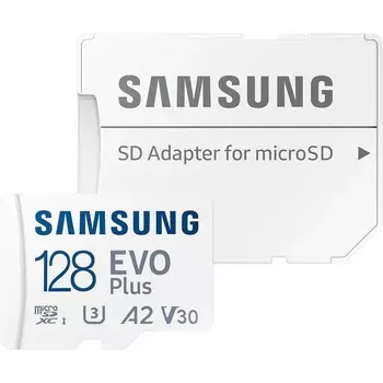 Карта памяти microSDXC Samsung 128GB MB-MC128KA EVO PLUS + adapter