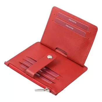 Картхолдер, 2 отдела, 7 карманов, красный ладья