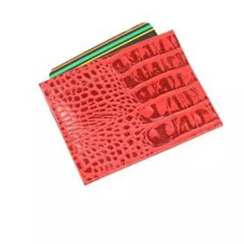 Картхолдер, цвет красный