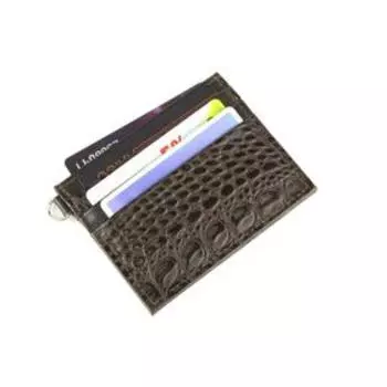 Картхолдер, цвет коричневый