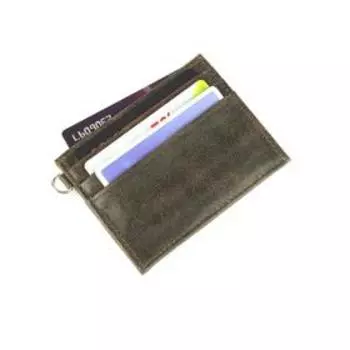 Картхолдер, 6 кармана, цвет коричневый