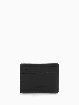 Картхолдер Bagsland, на 4 карты, отдел для купюр, чёрный