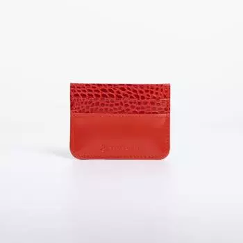 Картхолдер, цвет алый