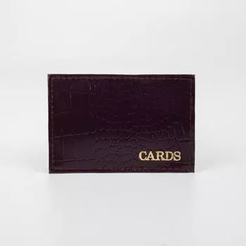 Картхолдер, цвет коричневый