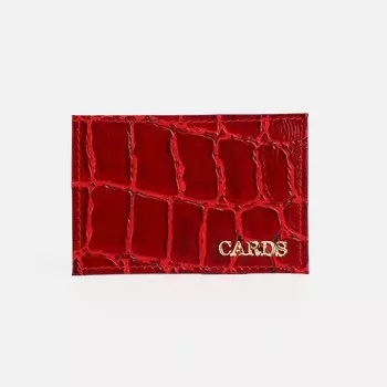 Картхолдер, цвет красный, МИКС