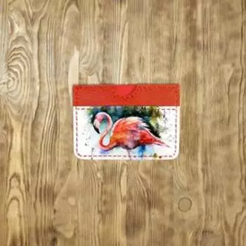 Картхолдер, цвет красный