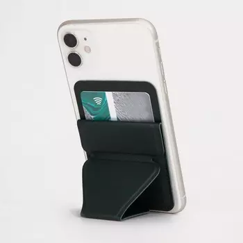 Картхолдер на телефон, цвет зелёный