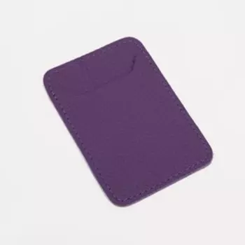 Картхолдер на телефон TEXTURA, кожа флотер, цвет фиолетовый
