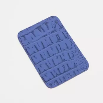 Картхолдер на телефон TEXTURA, кожа кайман, цвет сиреневый