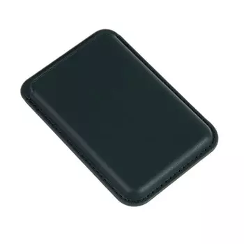 Картхолдер на телефон, кожа, MagSafe, темно-зеленый