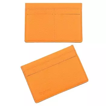 Картхолдер (ВВ003-10140) натуральная кожа, рыжий, 1х10х14 см