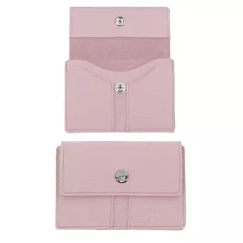 Картхолдер (ВВ005-09550) натуральная кожа, розовый, 1х10х14,5 см