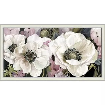 Картина "Анемоны 2" 50/100 рама 45-А355
