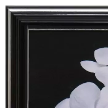 Картина "Белая орхидея" 18х18(21,5х21,5) см