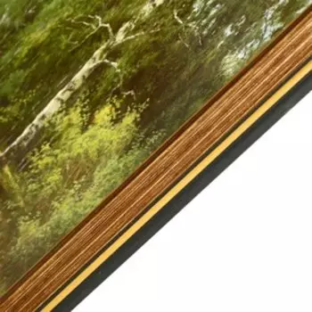 Картина "Берёзки у речки" 35х28 (38х31) см