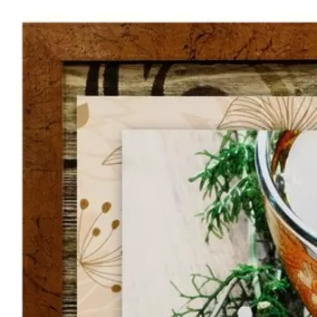 Картина "Чай" 42х107 см рамка микс