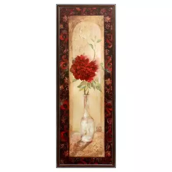 Картина "Цветок георгина" 30х90(33х93) см