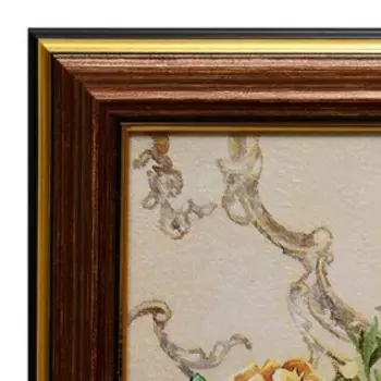 Картина "Цветы" 18х18(21,5х21,5) см