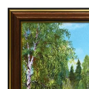 Картина "Домик в лесу" 25 х 35(28х38) см