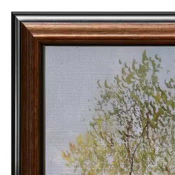 Картина "Домик в лесу" 50х40 (53х43) см