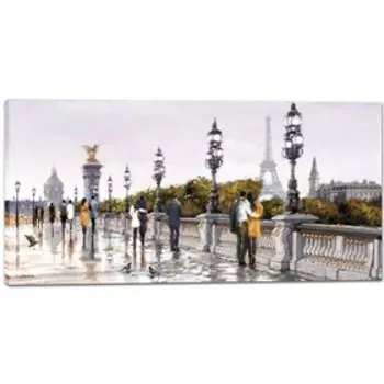 Картина "Город романтики" 50/100 см