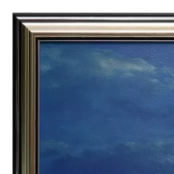 Картина "Город в огнях" 35х90(39х93) см