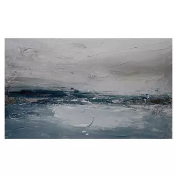 Картина-холст на подрамнике "Абстракция. За горизонтом" 60х100 см