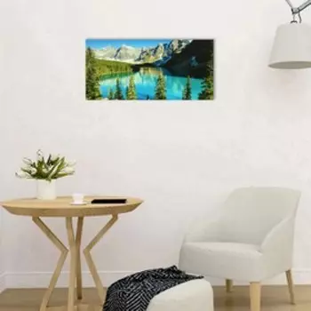 Картина- холст на подрамнике"Альпийская красота" 33*70см