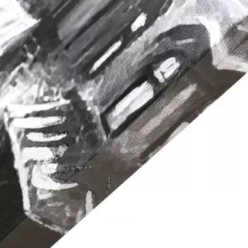 Картина- холст на подрамнике "Под дождём" 60х100 см